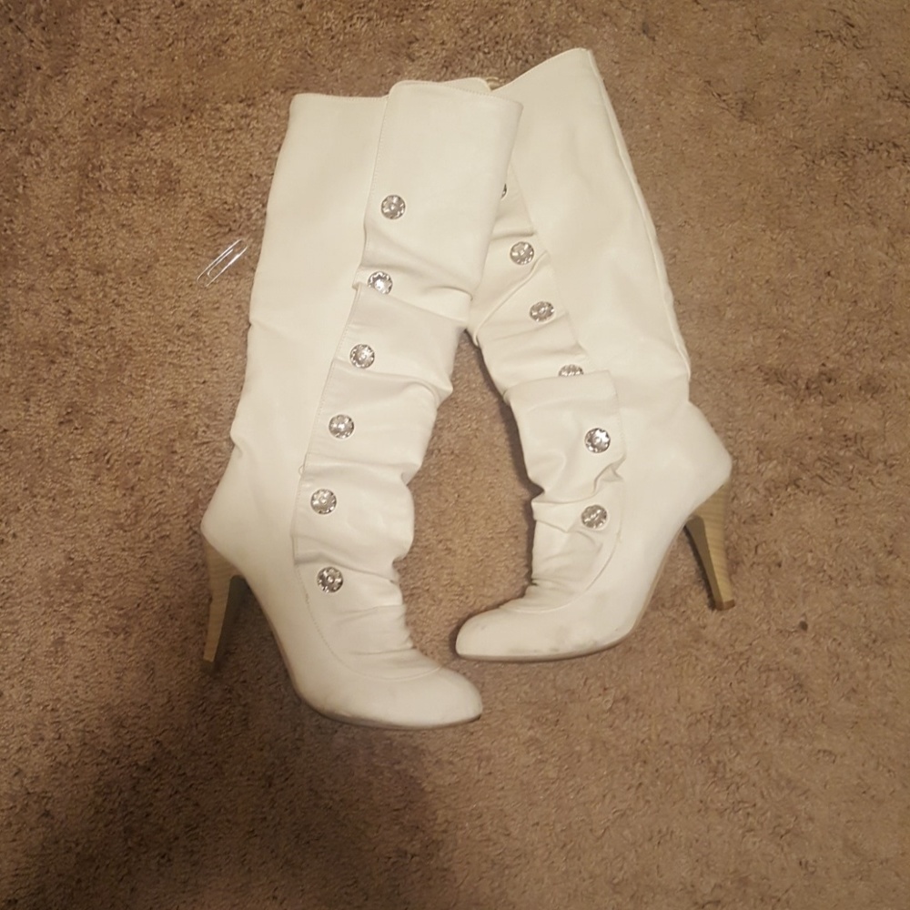 white boots